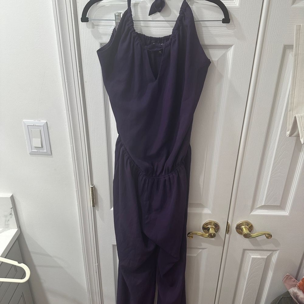 Single Deep Purple Jumpsuit